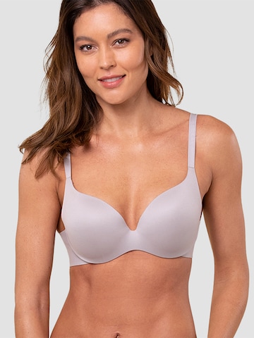 Royal Lounge Intimates T-shirt Bra 'Royal Fit' in Grey