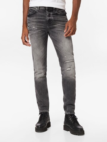 BOSS Slim fit Jeans 'Taber' in Grey: front