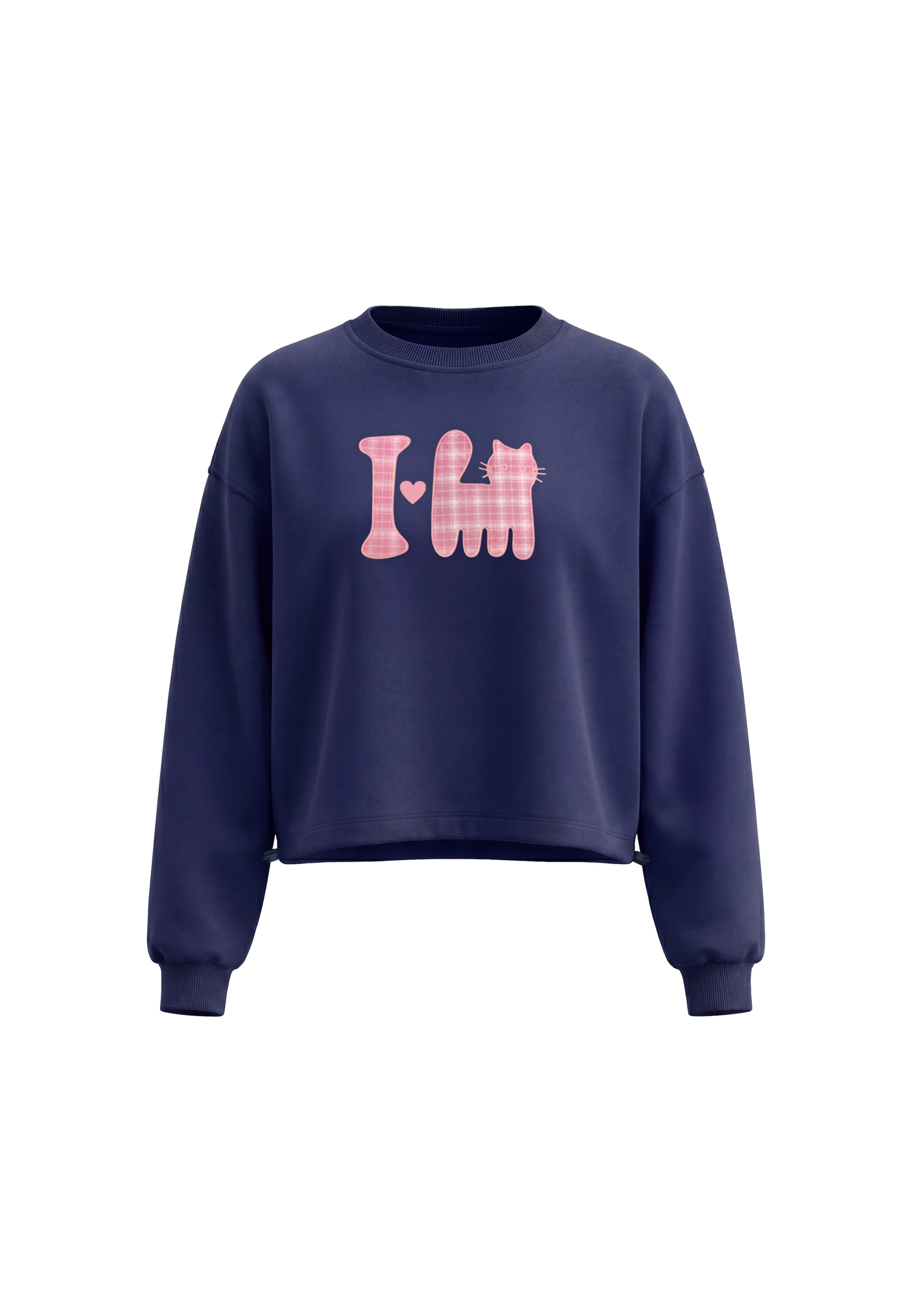 Sweat-shirt MYMO en bleu : devant