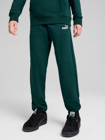 PUMA - Tapered Pantalón 'ESS No. 1' en verde: frente