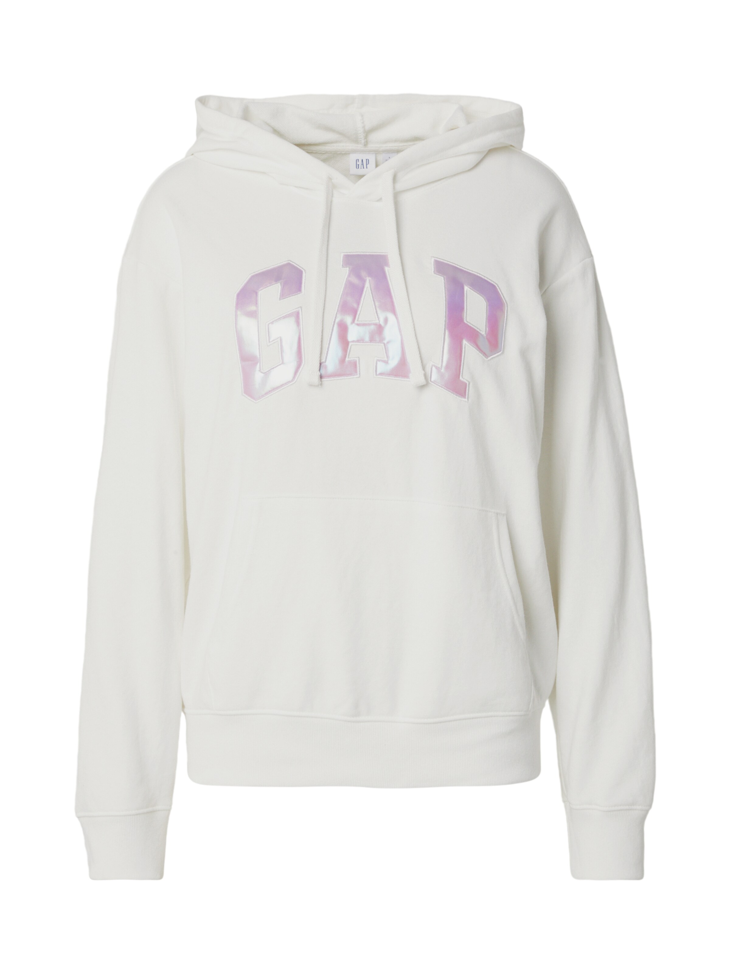 GAP Свитшот 'HERITAGE' в Белый: спереди