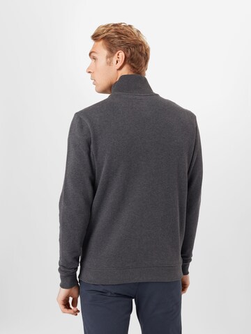 TOM TAILOR Zip-Up Hoodie in Grey