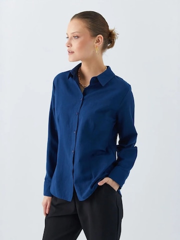 MixRay Bluse in Blau