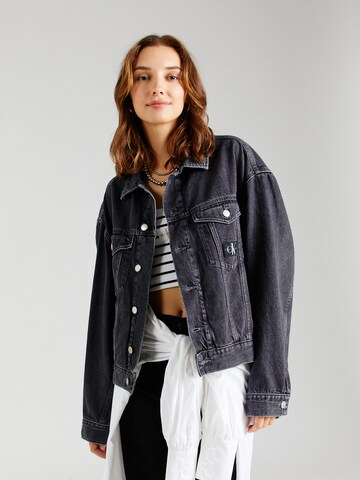 Veste mi-saison Calvin Klein Jeans en gris : devant