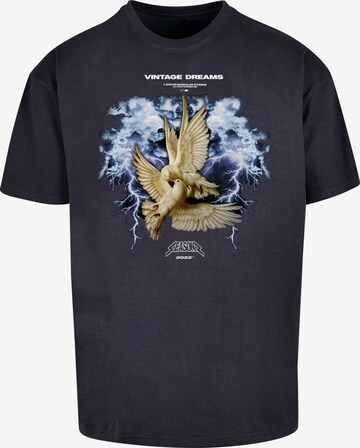 MJ Gonzales T-shirt 'Vintage Dreams' i blå: framsida