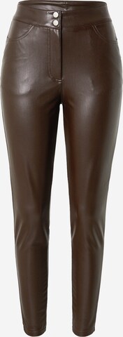 Pantalon 'JESSIE' ONLY en marron : devant