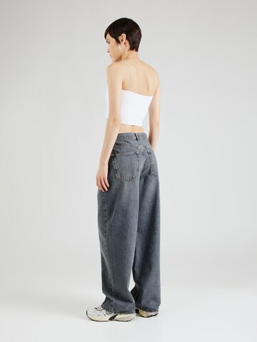 TOPSHOP Wide leg Jeans in Blauw