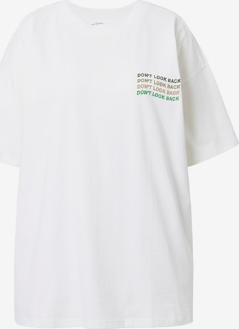 Studio Untold Oversized shirt in Wit: voorkant