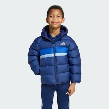 Veste de sport ADIDAS SPORTSWEAR en bleu : devant