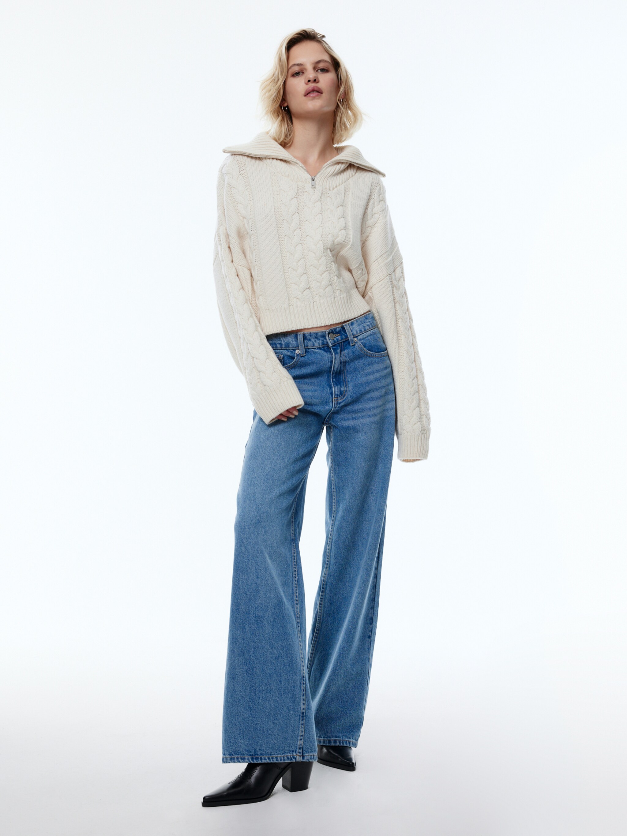 EDITED Produkte Pullover 'ZADIE' creme