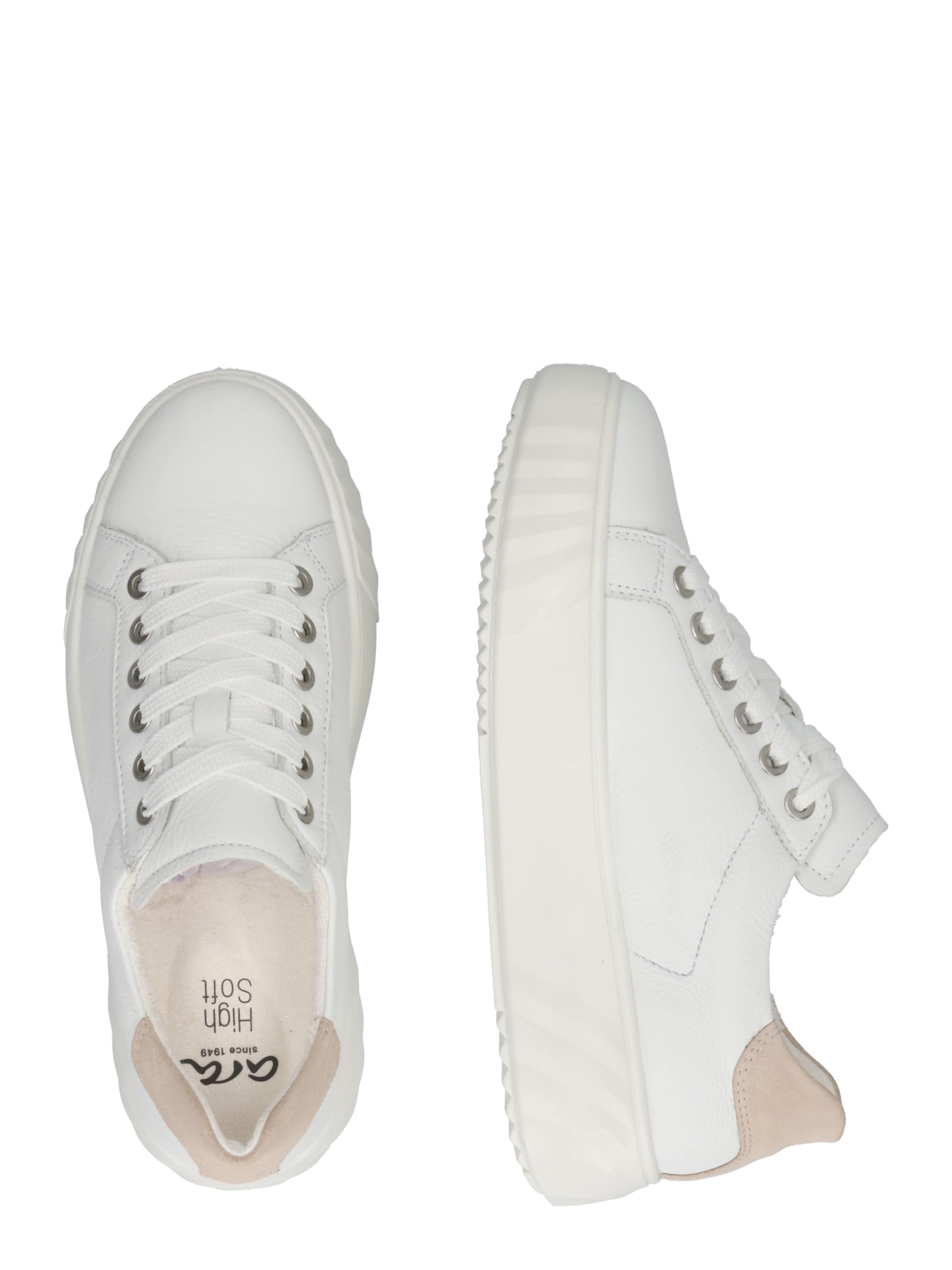 Baskets basses 'Monaco' ARA en blanc