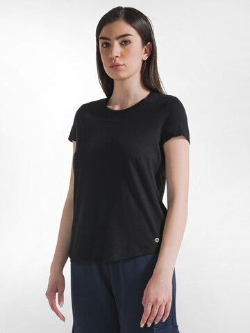 Maglietta di DEHA in nero: frontale