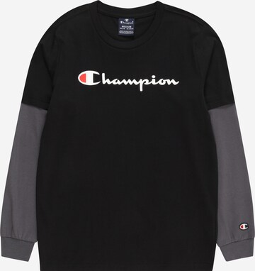 T-Shirt Champion Authentic Athletic Apparel en noir : devant