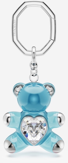 Raktų laikiklis 'Teddy' iš Swarovski, spalva – mėlyna / sidabrinė / skaidri spalva, Prekių apžvalga