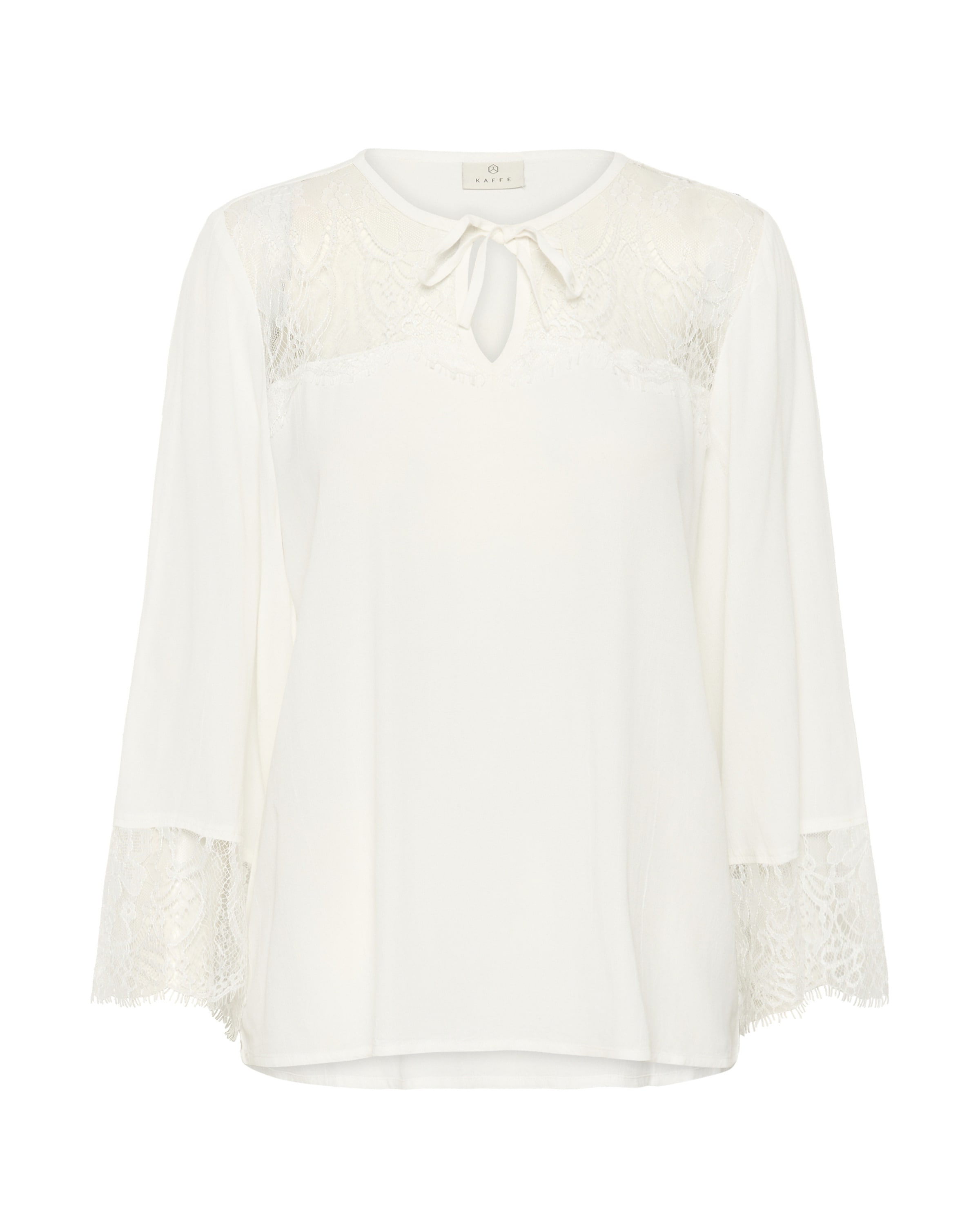 Kaffe Blouse in Wit: voorkant