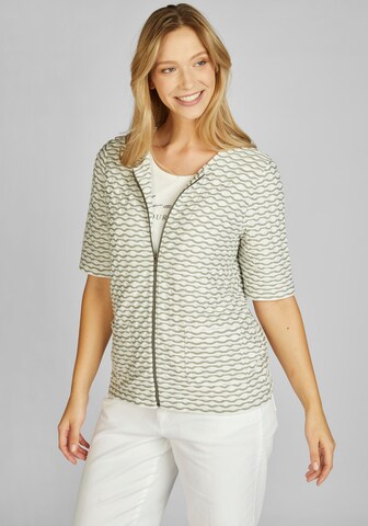 Rabe Knit Cardigan in Beige: front