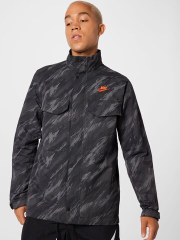 Veste mi-saison Nike Sportswear en gris : devant