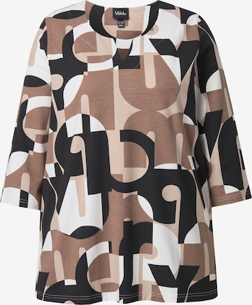 Ulla Popken Shirt in Braun: Vorderseite