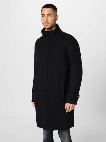 DRYKORN Between-Seasons Coat 'Rauken' in Black: front