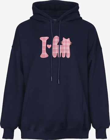 MYMO - Sudadera en azul: frente
