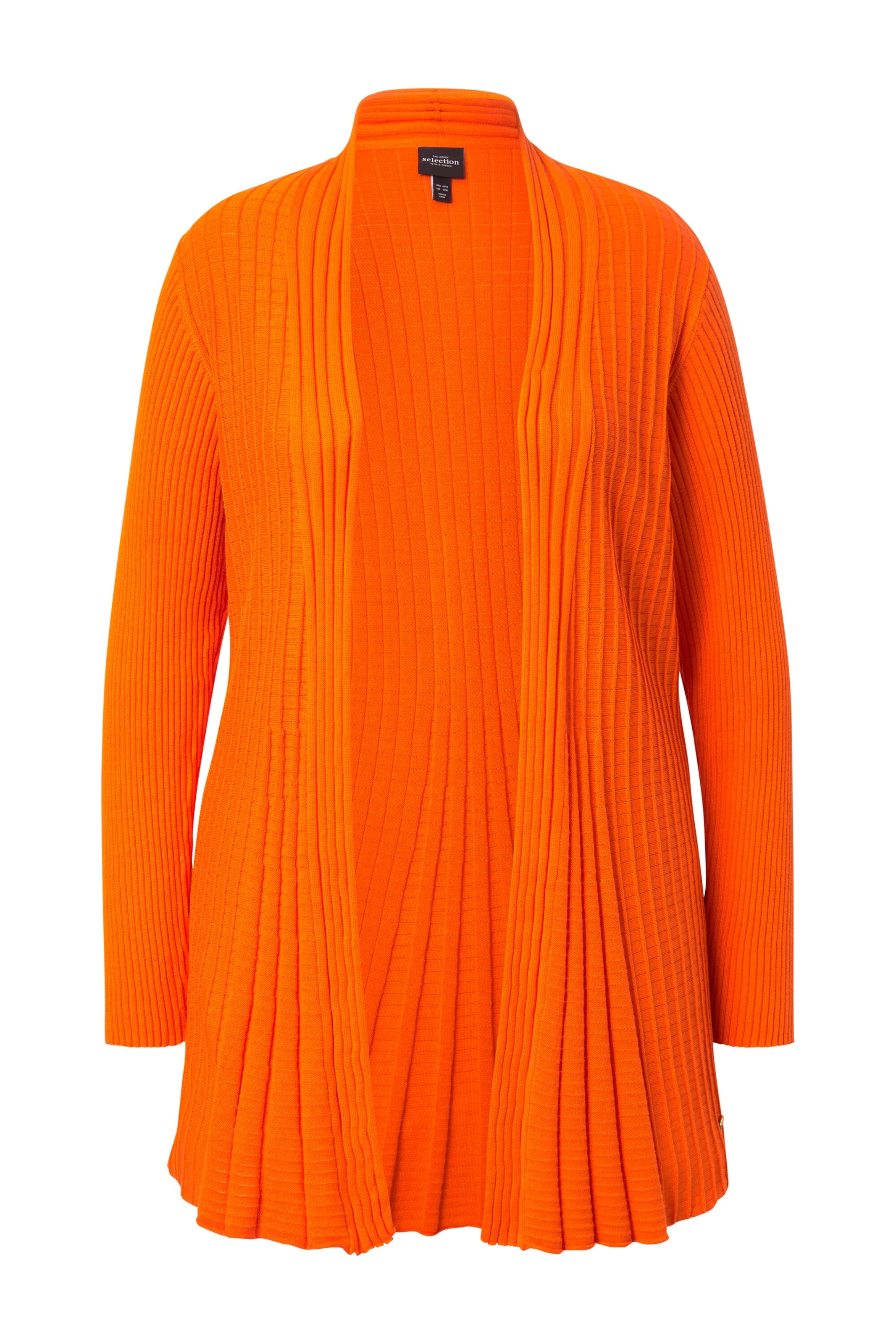 Ulla Popken Knit cardigan in Orange: front