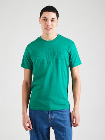 GANT T-Shirt in Grün: Vorderseite