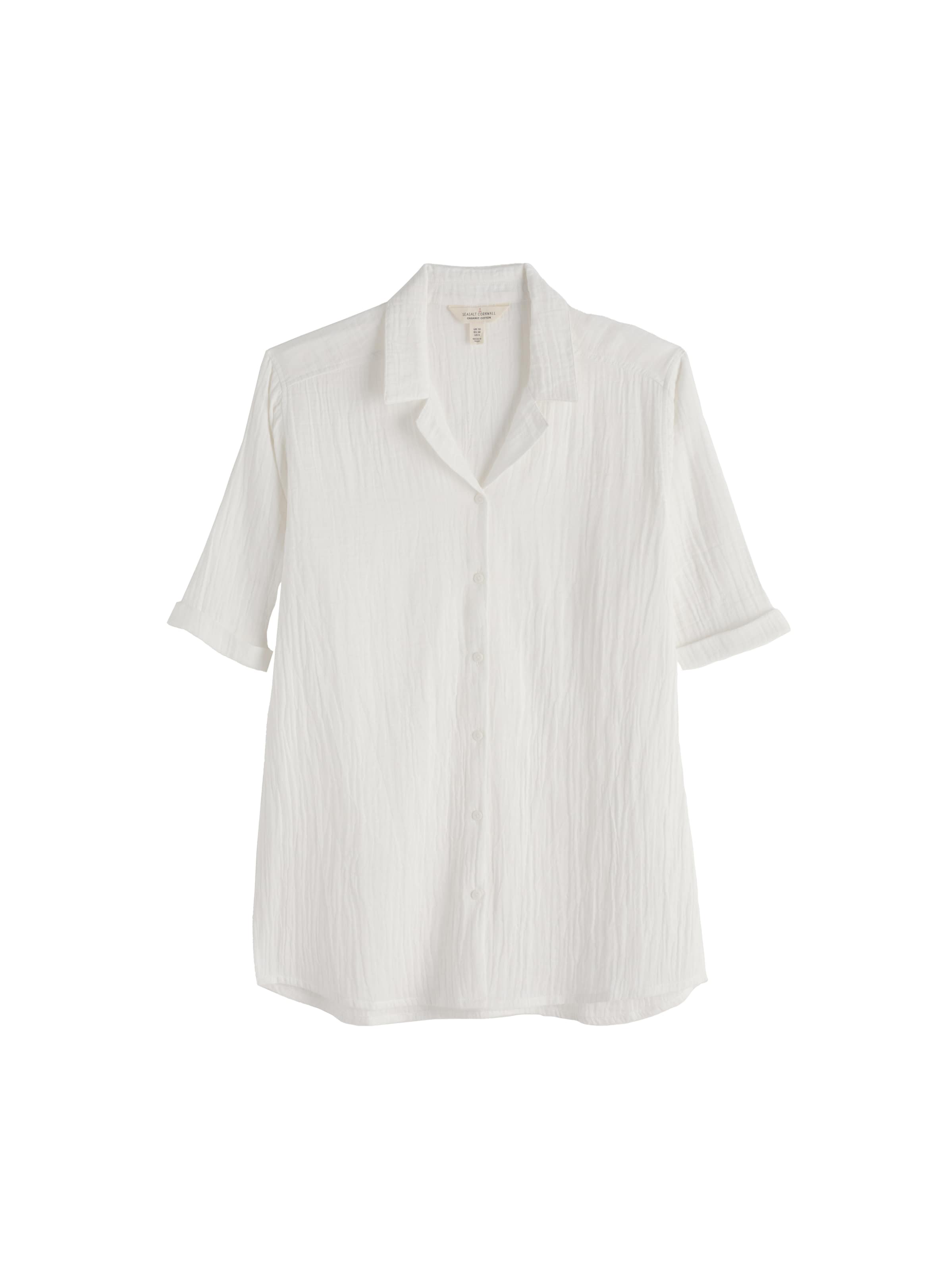 Seasalt Cornwall Bluse in S in weiß, Produktansicht