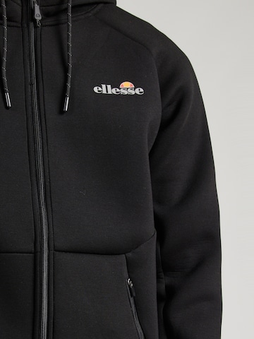 ELLESSE Bluza rozpinana 'RIGORO FZ HOODY' w kolorze czarny