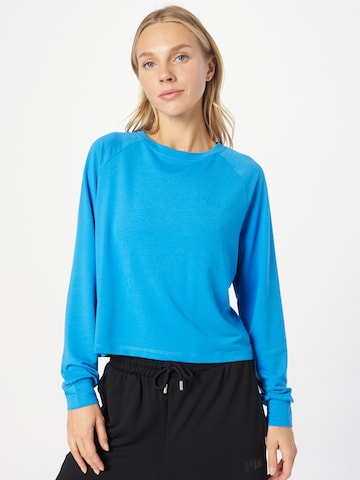 ONLY PLAY Sportief sweatshirt 'FREI' in Blauw: voorkant