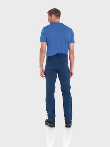 Schöffel Slimfit Hose ' Pants Folkstone Zip Off ' in Blau