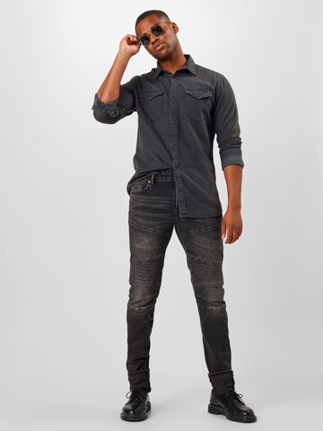 Skinny Jeans 'Airflex' de la American Eagle pe negru