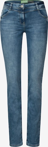 CECIL Slimfit Jeans 'Linga' in Blauw: voorkant