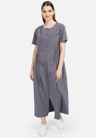 HELMIDGE Dress in Grey: front