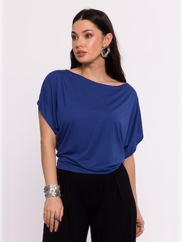 BeWear - Blusa en azul: frente
