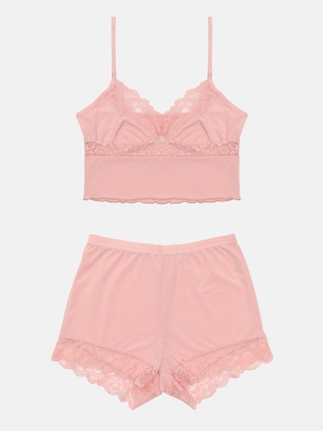 Tazzio - Pijama de pantalón corto 'F921' en rosa