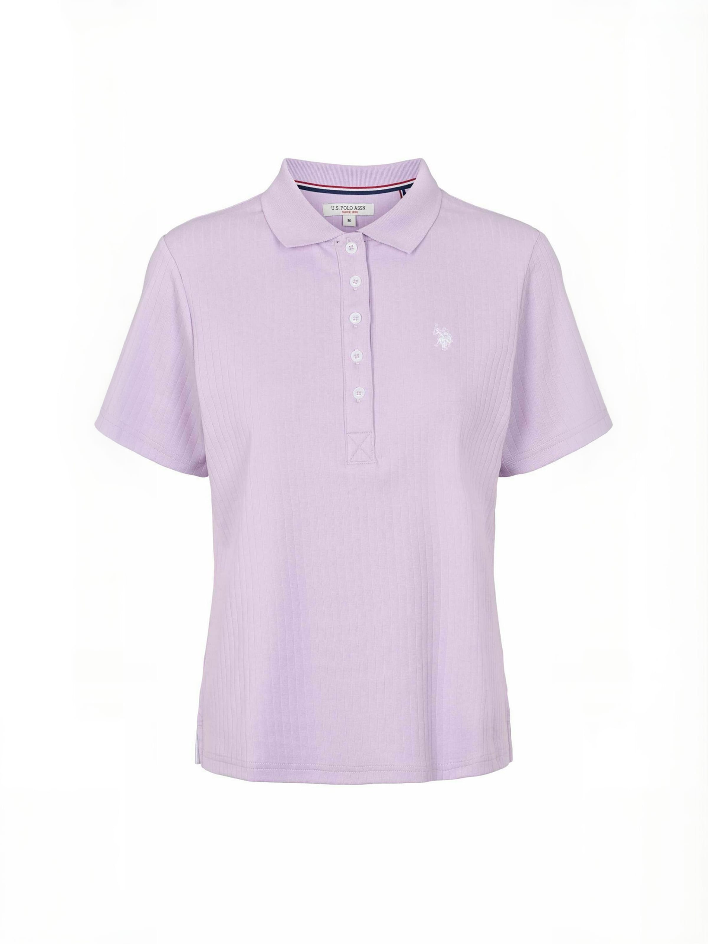 U.S. POLO ASSN. Top ' UWHelga ' in Lila: voorkant