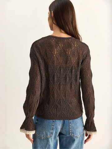 Bianco Lucci - Pullover 'Pullover' em castanho