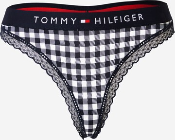 Tommy Hilfiger Underwear Thong in Blue: front