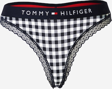 Tommy Hilfiger Underwear Thong in Blue: front