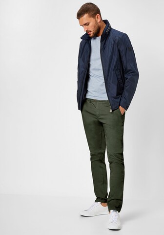 Slimfit Pantaloni chino 'Brandon' di REDPOINT in verde: frontale