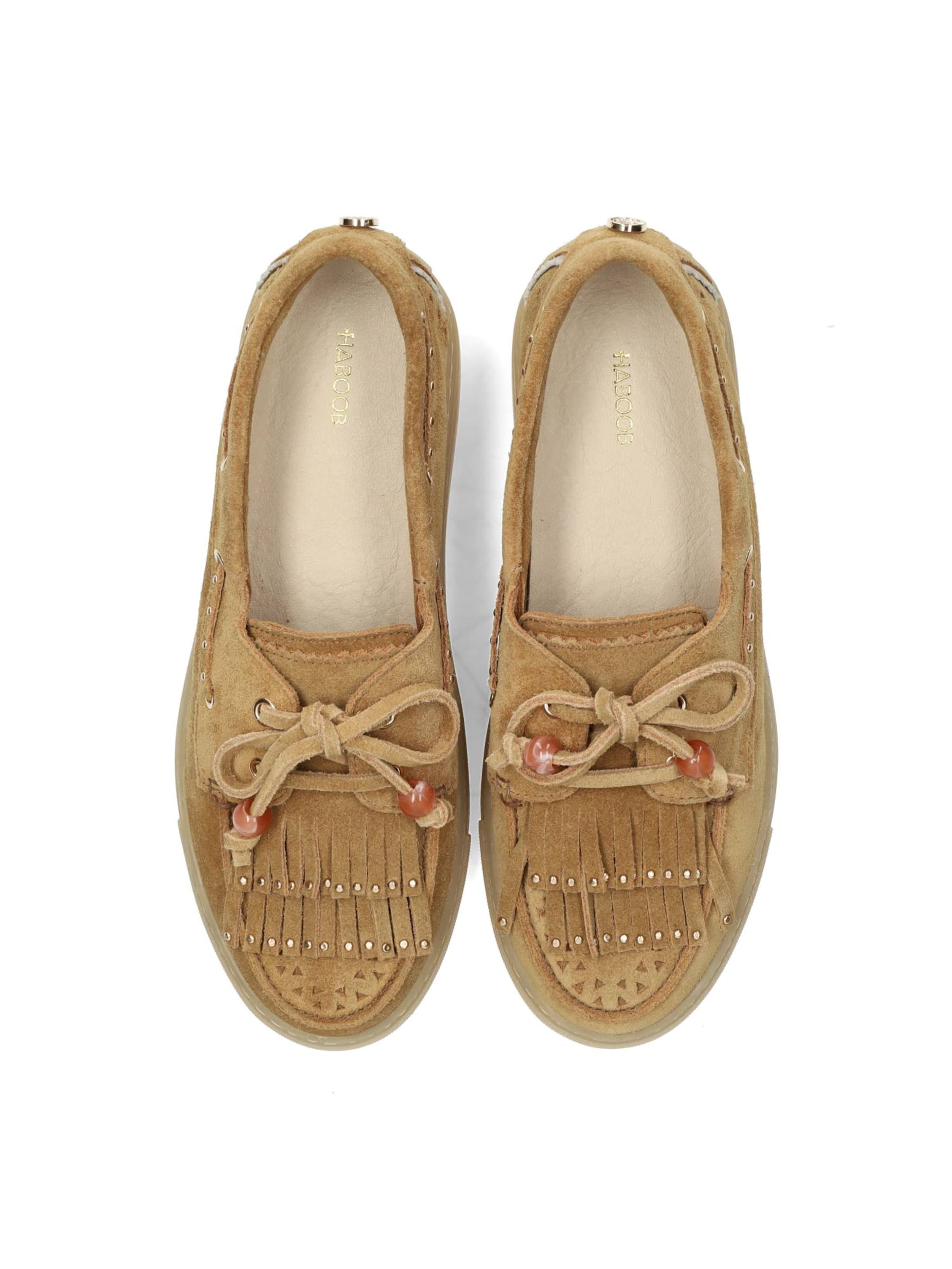 Haboob Mokassin 'Nora' in Beige