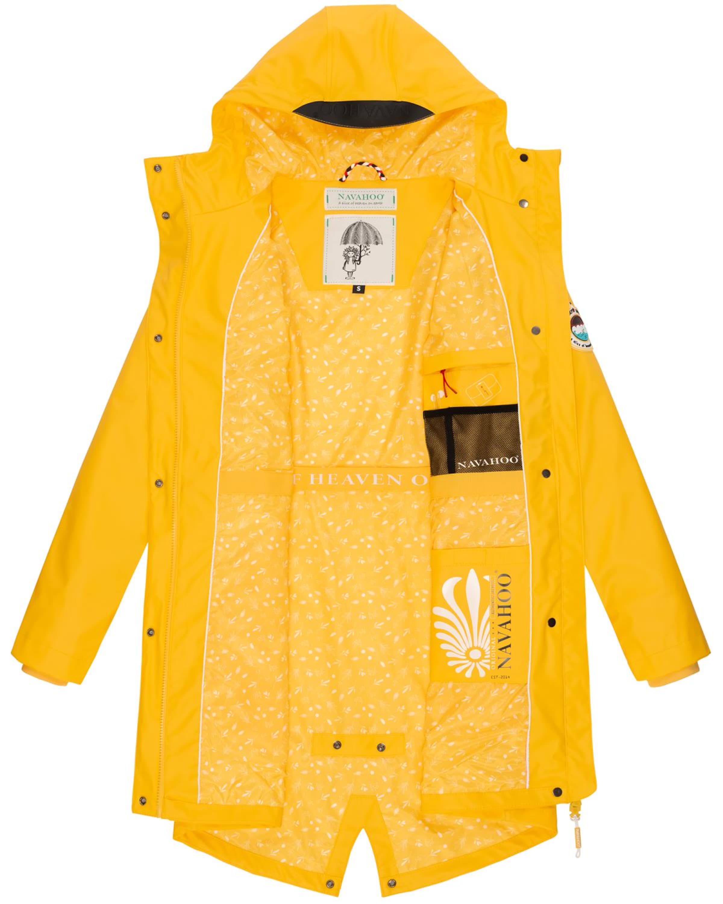 NAVAHOO Funktionsjacka 'Tropical Storm' i gul