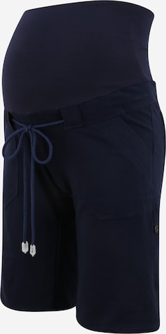 Bebefield Regular Umstandsshorts 'Pietro' in Blau: predná strana