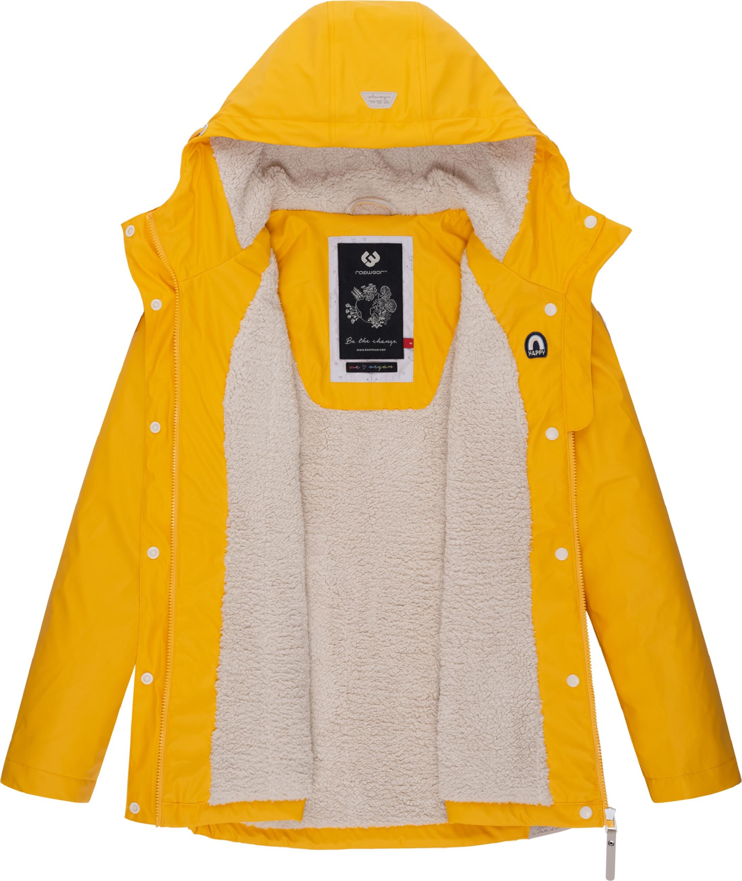 Ragwear Performance Jacket 'Marge' in Yellow