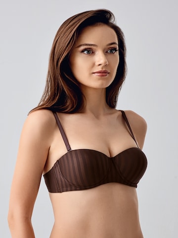 Bandeau Soutien-gorge C&City en marron