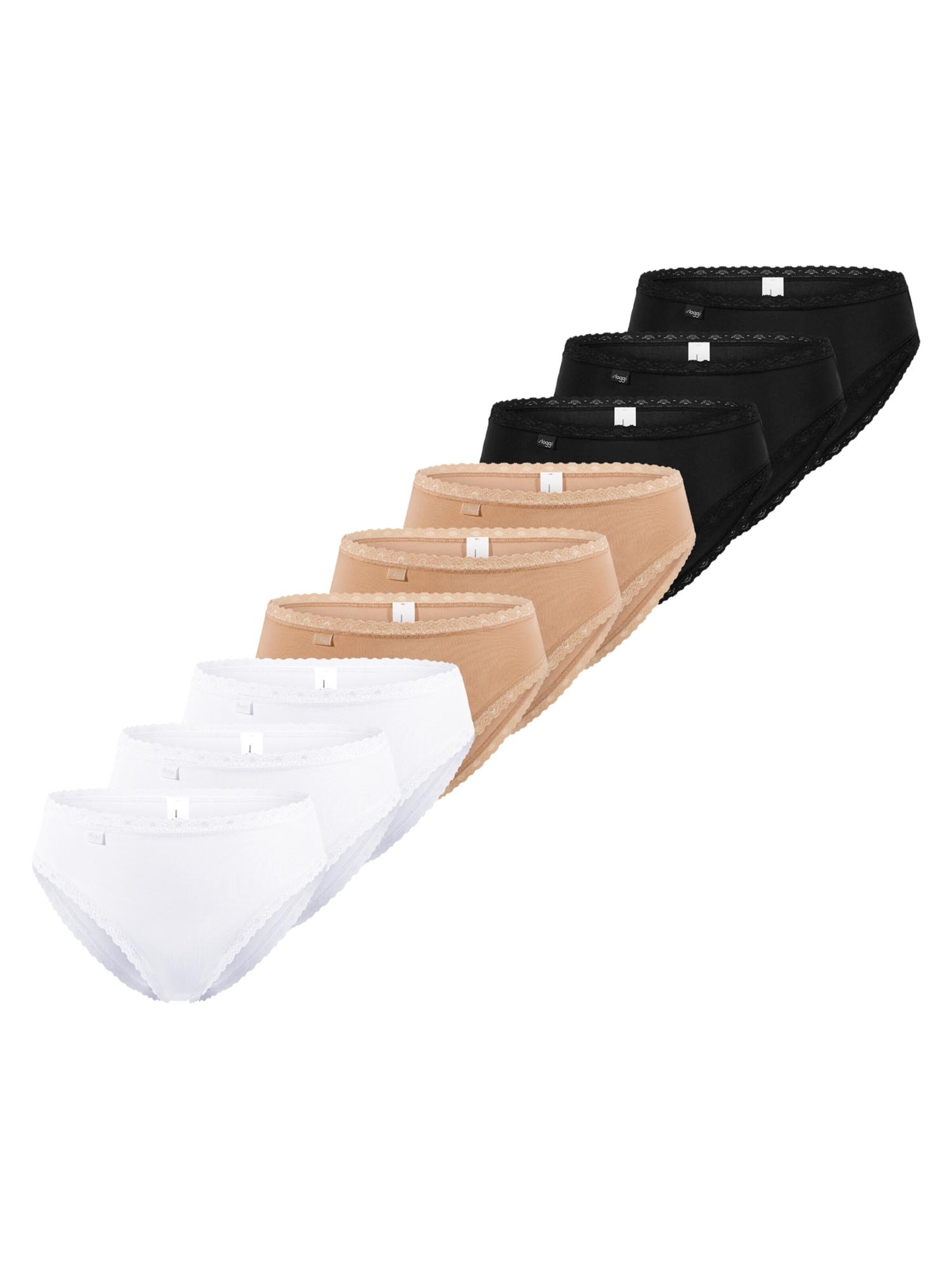 SLOGGI Slip '24/7 Cotton Lace'‌‌‌‌‌‌ in Mischfarben: Vorderseite