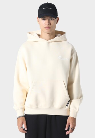 Felpa 'Koi' di Irasuto Studios in beige: frontale