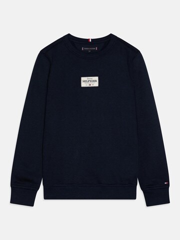 TOMMY HILFIGER Sweatshirt 'Logo N' in Blau: Vorderseite