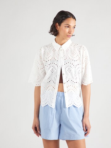 Camicia da donna 'ONLVALAIS' di ONLY in bianco: frontale