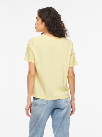 Tricou 'VISYBIL GARDEN' de la VILA pe galben